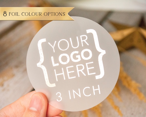 3 Inch Custom Gold Foil Labels Personalized Small Business | Etsy