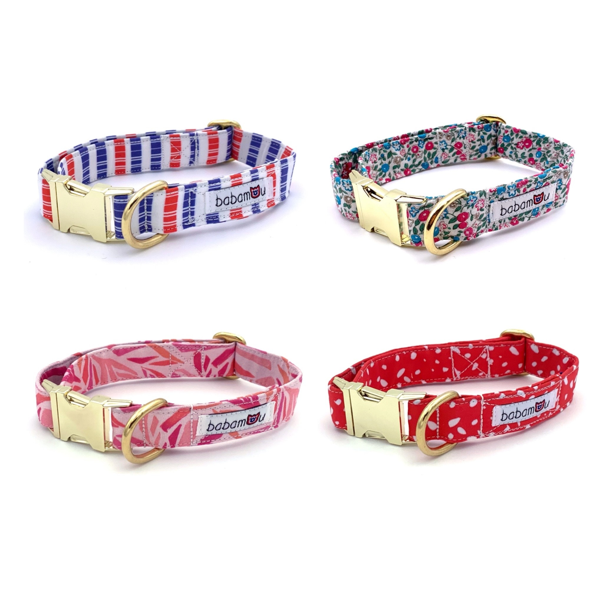 Collier, Bandana, Harnais et Laisse Pour Chien