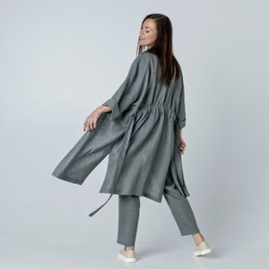 Long linen jacket, Linen jacket, Linen jacket for women | KAIRO