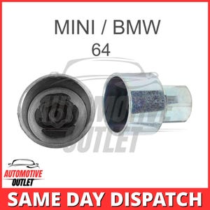 Vergrendelbare wielmoer Hoofdbout Veiligheidssleutelnummer 64, 17 mm dopsleutel voor MINI