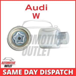 819 Letter W Master Locking Wheel Security Bolt Socket Antidiefstalsleutel voor AUDI