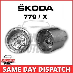 779 / X Master Locking 17mm Wheel Security Nut Key Bolt Socket Remover For SKODA