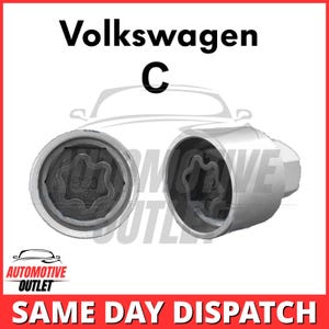Master Locking Wheel-beveiligingsbout Sleutel antidiefstal voor VOLKSWAGEN-nummer 523, C