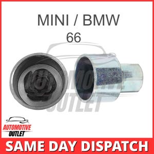 Vergrendelbare wielmoer Hoofdbout Veiligheidssleutel nummer 66, dopsleutel 17 mm voor MINI