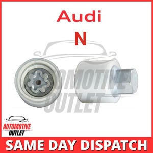 Master Locking Wheel-beveiligingsbout Sleutel 812 / N dop 17 mm, Audi A3 A4 A5 A6 TT