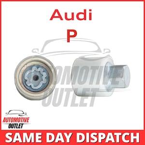 813 Letter P Master Locking Wheel Security Bolt Socket Antidiefstalsleutel voor AUDI