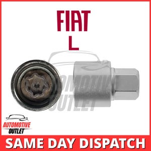 Master Locking Wheel Veiligheidsmoerboutverwijderaar Sleuteldop L voor FIAT