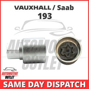 Master Locking Wheel Security Moer Bout Remover Sleuteldop 193p voor Opel Saab