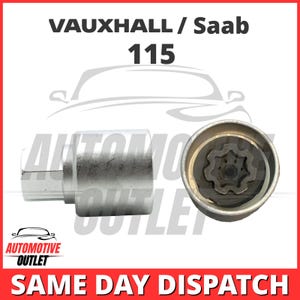 Master Locking Wheel Beveiligingsmoerboutverwijderingssleutel 115 Fer1730 voor Vauxhall Saab