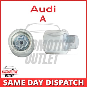 801 Letter A Master Locking Wheel Security Bolt Socket Antidiefstalsleutel voor AUDI