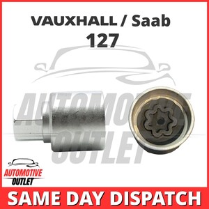 Master Locking Wheel Beveiligingsmoerboutverwijderaar Sleuteldop 127 voor Opel Saab