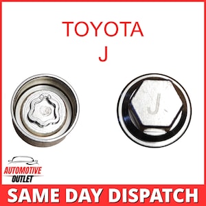 Master Locking Wheel Security Nut Key Bolt Socket Remover Letter J for TOYOTA