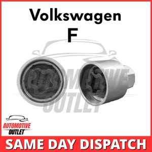 Master Locking Wheel-beveiligingsbout Sleutel antidiefstal voor VOLKSWAGEN-nummer 526, F