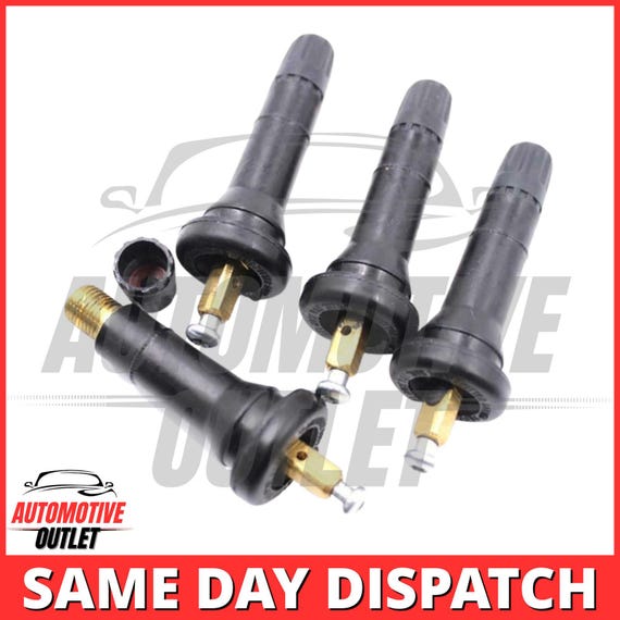 Stelo Valvola Sensore Pressione Pneumatici TPMS Ricambio 4 Pezzi Per