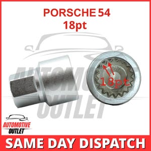 Security Master 54 LWNK 18 Spline Key for Porsche, UK 24 Tracked