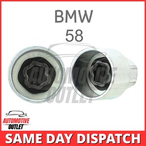 Master Locking Wheel Moer Veiligheidsbout Sleutelnummer 58, 17 mm dop voor BMW