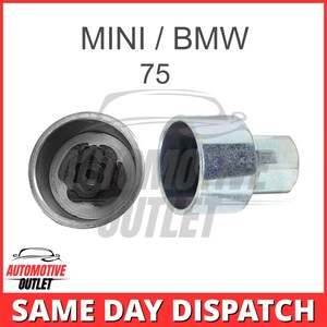 Vergrendelbare wielmoer Hoofdbout Veiligheidssleutelnummer 75, dopsleutel 17 mm voor MINI
