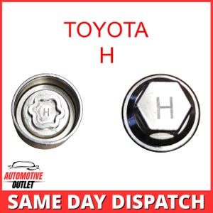 Hoofdsleutel voor wielvergrendeling, 20 mm boutverwijderaar, letter H voor TOYOTA