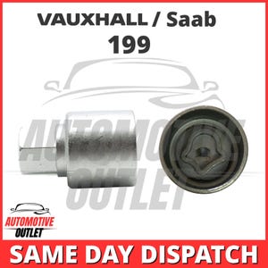 Master Locking Wheel Beveiligingsmoerboutverwijderaar Sleuteldop 199x voor Opel Saab