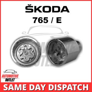 765/E Master Locking 17 mm wielbeveiligingsmoer Sleutelbout dopsleutelverwijderaar voor SKODA