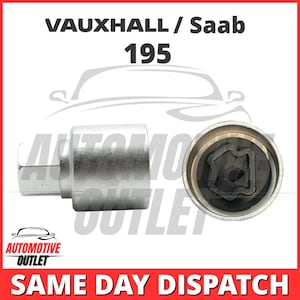Master Locking Wheel Beveiligingsmoerboutverwijderaar Sleuteldop 195r voor Vauxhall Saab