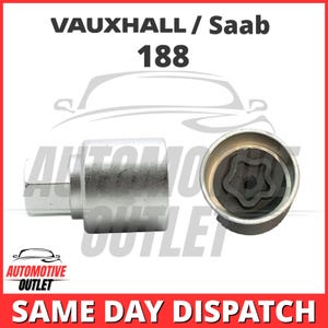 Master Locking Wheel Beveiligingsmoerboutverwijderaar Sleuteldop 188 uur voor Opel Saab