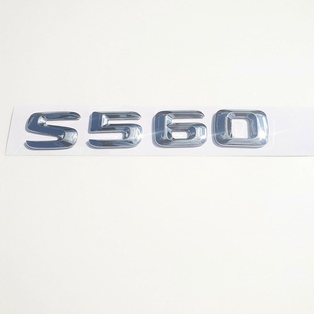 S560 Lettering Rear Boot Lid Trunk Badge Emblem for Mercedes Benz ...