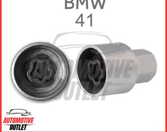 Locking Wheel Nut Master Bolt Security Key Number 41, 17mm Socket for BMW