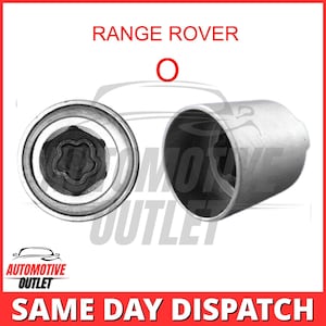 Master Locking Wheel Beveiligingsbout Sleutel Letter O voor Land/Range Rover Discovery