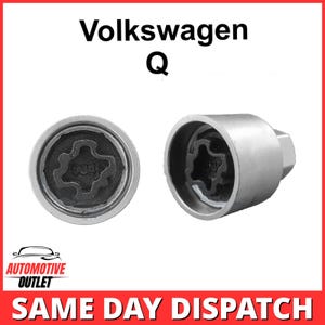Locking Security Bolt Wheel Nut Key Letter Q Socket Wnlk For VOLKSWAGEN VW Uk