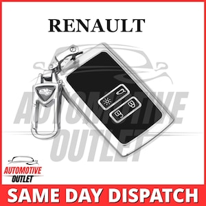 Funda para llave de coche, carcasa para llavero para Renault Koleos, Kadjar, Megane, Talisman, Captur