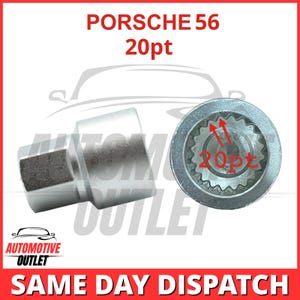 Security Master 56 LWNK 20 Spline Key for Porsche, UK 24 Tracked