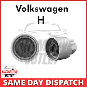 Master Locking Wheel-beveiligingsbout Antidiefstalsleutel voor VOLKSWAGEN-nummer 528, €