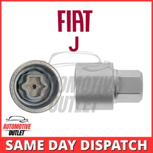 Master Locking Wheel Veiligheidsmoerboutverwijderaar Sleuteldop J voor FIAT