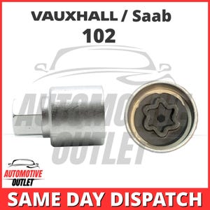 Master Locking Wheel-sleutel voor het verwijderen van moerbouten 102fer 1704 voor Opel Saab