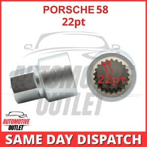 Security Master 58 LWNK 22 Spline Key for Porsche, UK 24 Tracked
