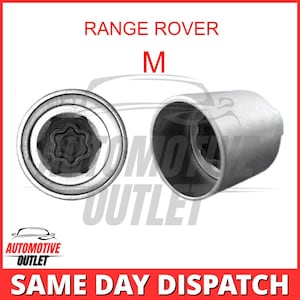 Master Locking Wheel-beveiligingsboutsleutel Letter M voor Land / Range Rover Discovery