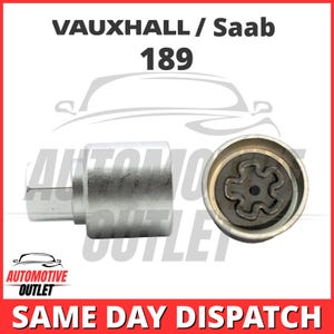 Master Locking Wheel Beveiligingsmoerboutverwijderaar Sleuteldop 189j voor Opel Saab