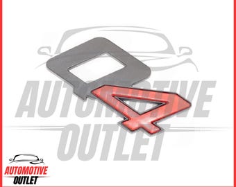 Badge Coffre 3D Maserati Ghibli – Autocollant Décoratif, Dimensions 6,2 X 2,8 Cm – En Plastique, Facile à Poser