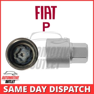 Master Locking Wheel Veiligheidsmoerboutverwijderaar Sleuteldop P voor FIAT