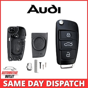 3 Button Remote Car Key Fob Id88 Aes 433mhz Keyless 8v0837220 For AUDI A3 S3 Q3