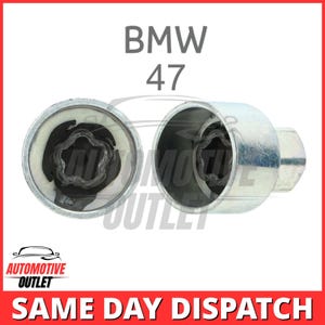 Vergrendelbare wielmoer Hoofdbout veiligheidssleutel nummer 47, dop van 17 mm voor BMW