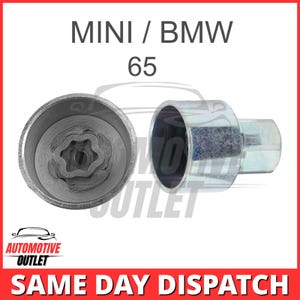 Vergrendelbare wielmoer Hoofdbout Veiligheidssleutelnummer 65, dopsleutel 17 mm voor MINI