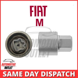 Master Locking Wheel Veiligheidsmoerboutverwijderaar Sleuteldop M voor FIAT