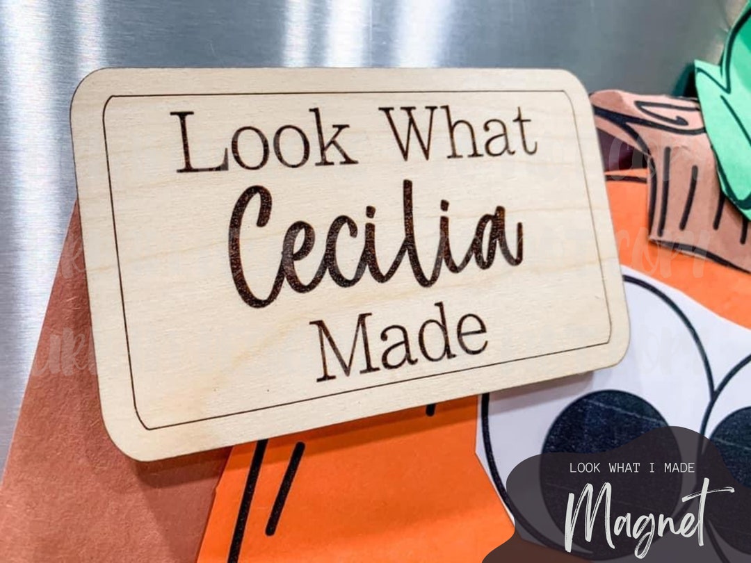 Look What I Made Fridge Refrigerator Personalized