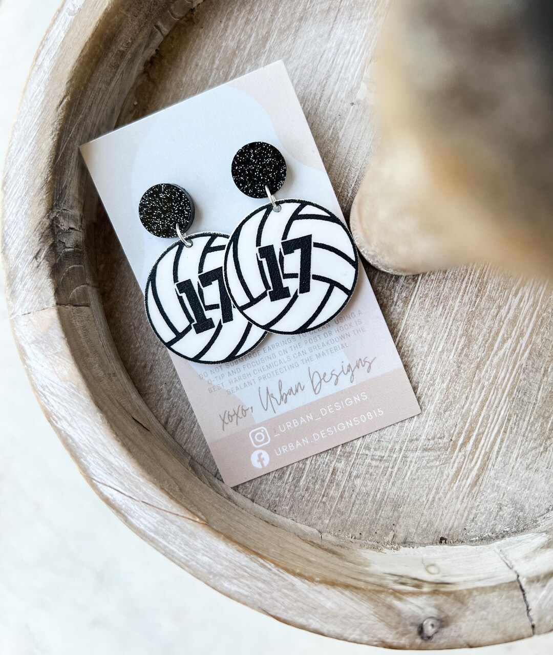 Volleyball Dangle Earring for Her, Volleyball Season, Volleyball Mom, Volleyball Mom Gift, Sport