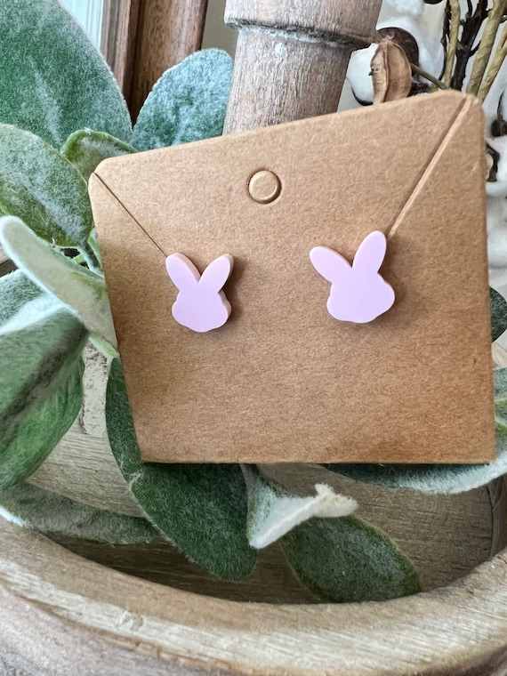 Cute Bunny Easter Earrings For Women - Peeps & Egg Basket Dangle Earrings, Spring Holiday Jewelry - View #7