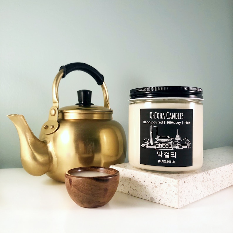 Makgeolli Korean Soy Candle Seoul Scents Candles Korean Etsy