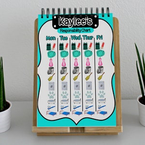 Kindergarten Chore Chart Template, Editable Student Chore Chart Download, After school To do, Responsibility Calendar