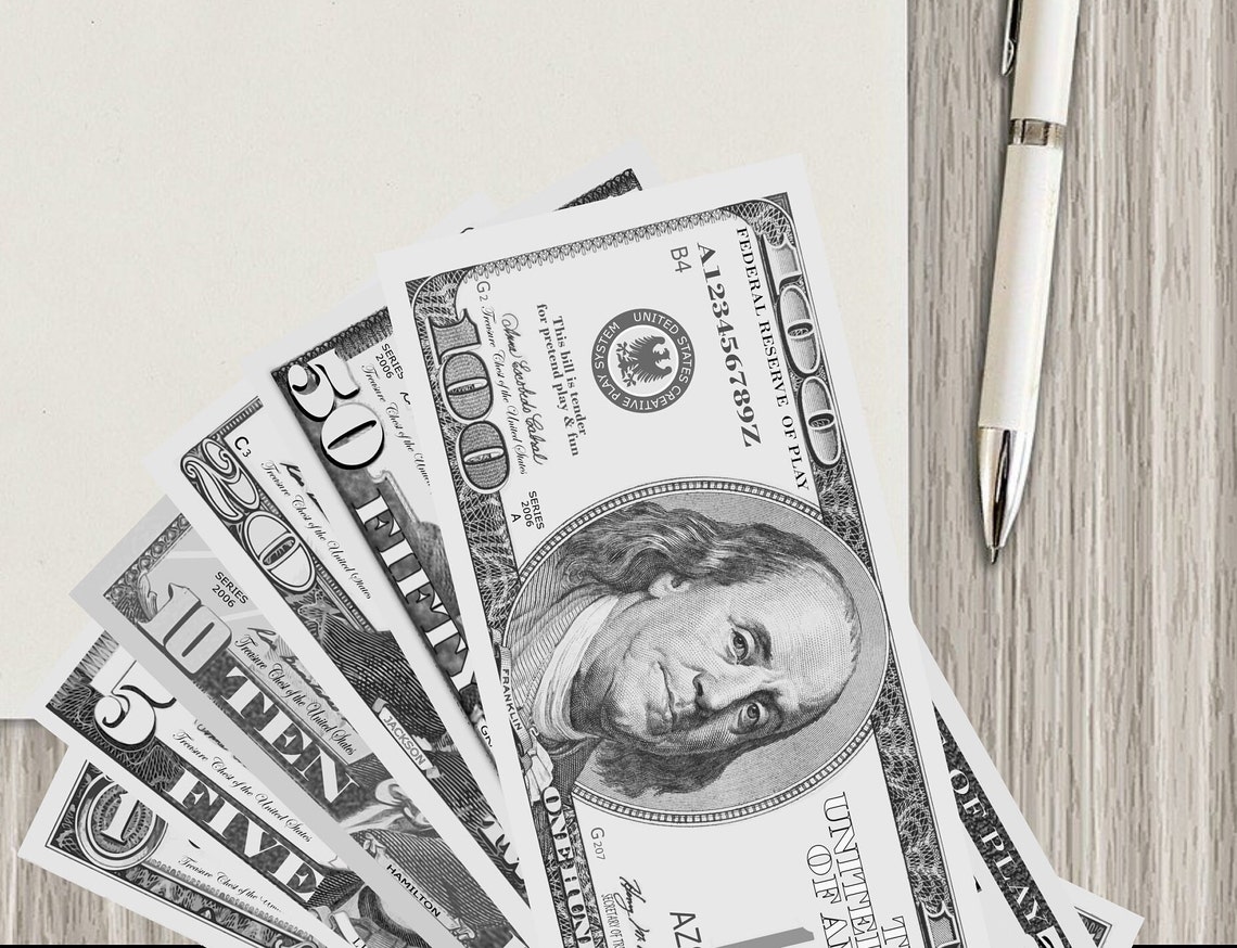 Printable Money for Learning, Teachers Play Money for Students ...